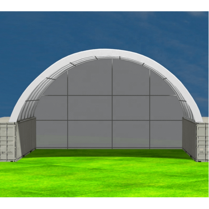 Chery Industrial Rear Cover for Gold Mountain Shipping Container Canopy Shelter 40'x40'x11'
