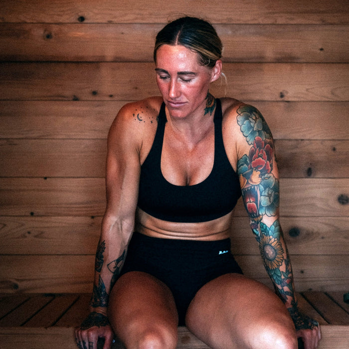 Redwood Outdoors Cabin Outdoor Sauna - 4 Person w/ Harvia Spirit Wi-Fi 8kW Heater