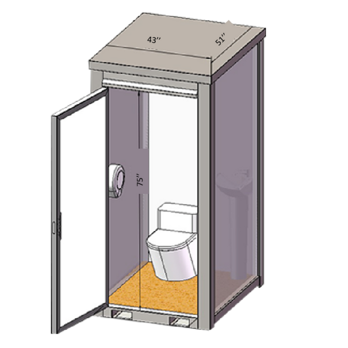 Portable Restroom with Sink ETA - End of MAY - Pre Order