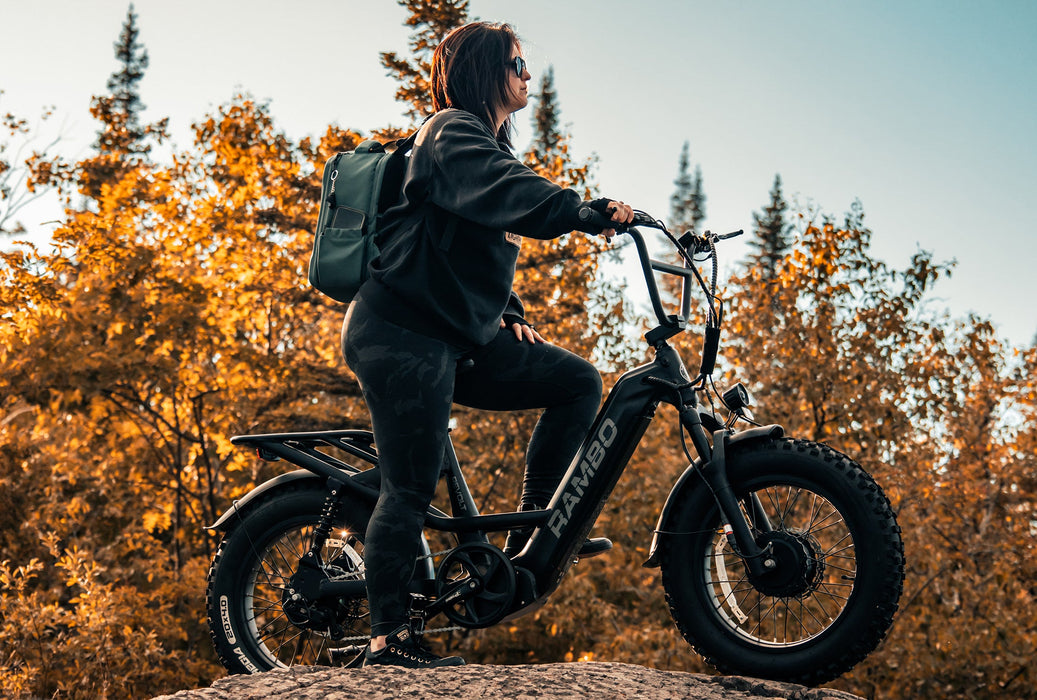Rambo Revolt AWD Step Thru 1000W Electric Hunting Bike