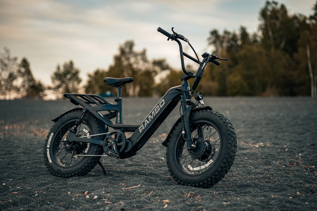 Rambo Revolt AWD Step Thru 1000W Electric Hunting Bike