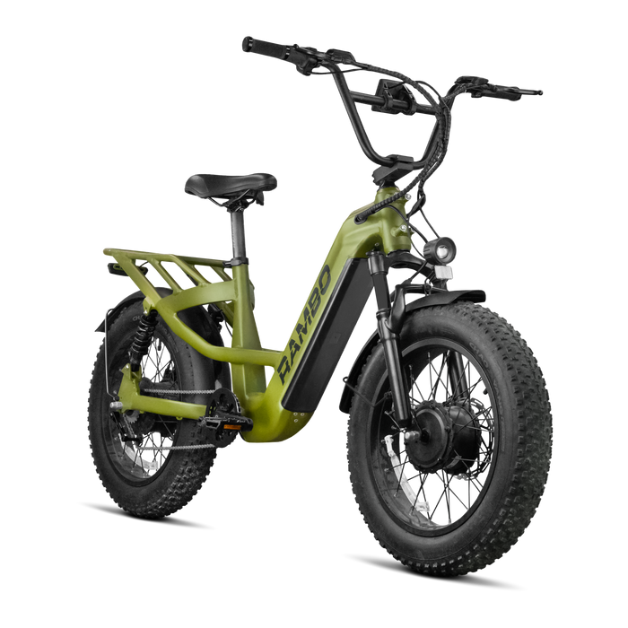 Rambo Revolt AWD Step Thru 1000W Electric Hunting Bike