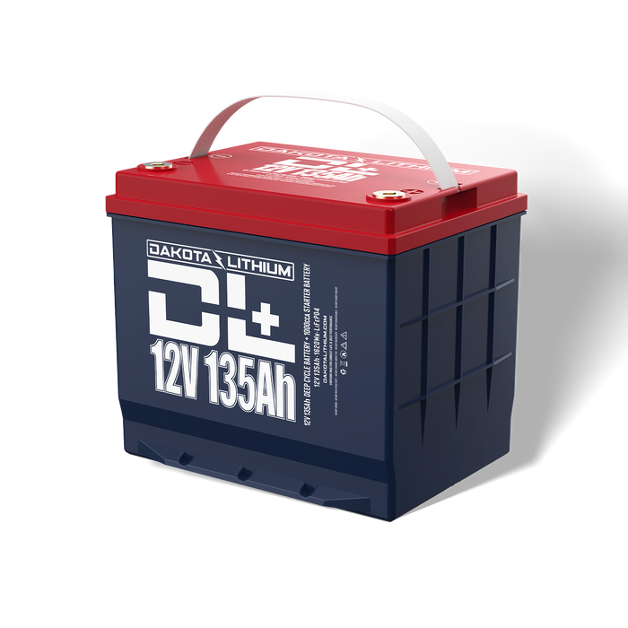 Dakota Lithium+ 12V 135Ah Dual Purpose 1000CCA LiFePO4 Battery