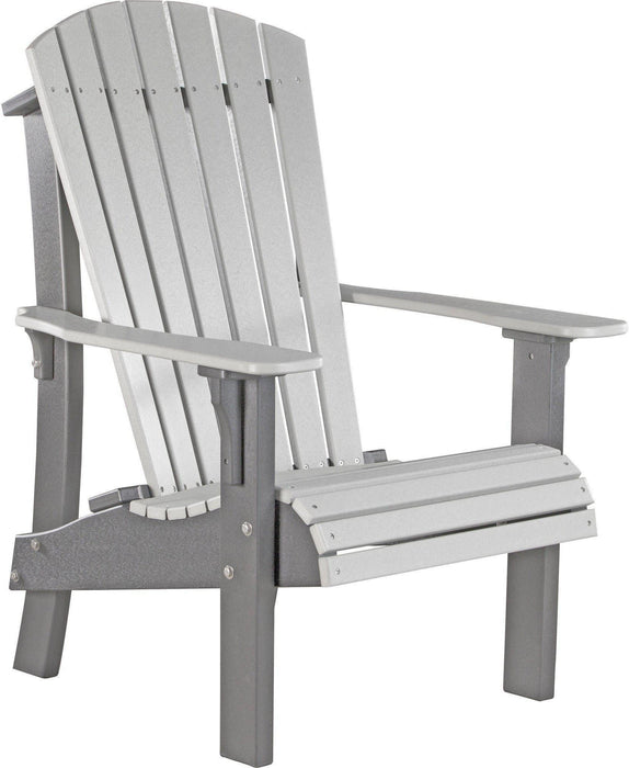 LuxCraft Recycled Plastic Senior Height Royal Adirondack Chair