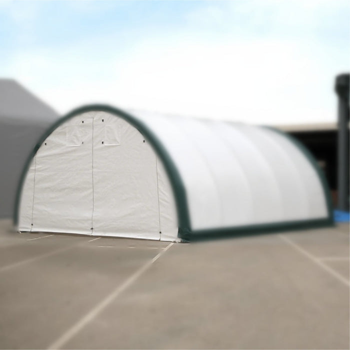 Chery Industrial Front and Rear Panel with Roll-Up Door for Storage Shelter 20′ W × 30′ L × 12′ H