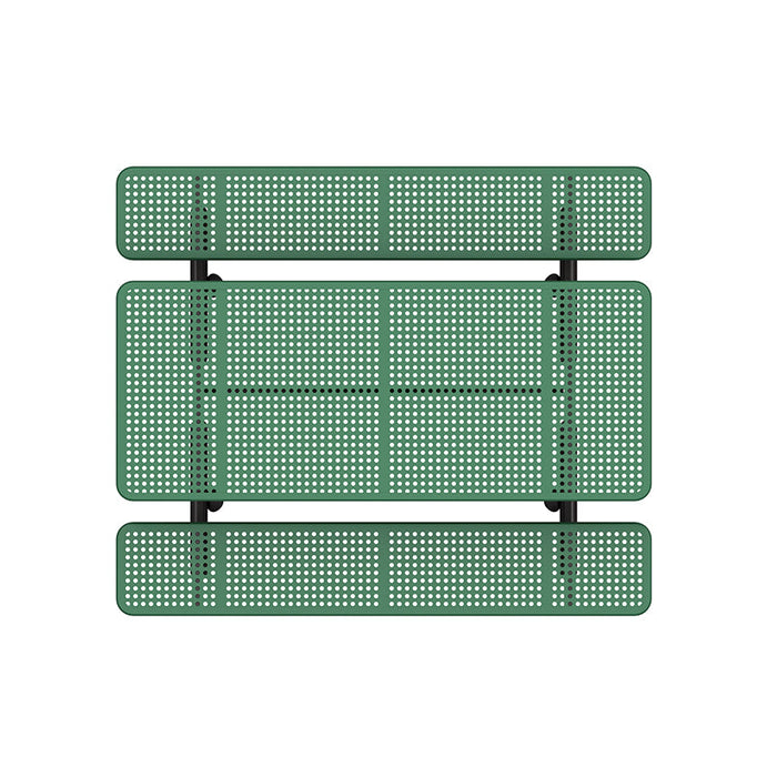 Wisdom 6' Rectangular Picnic Table Perforated Pattern QSSAP-21001-110