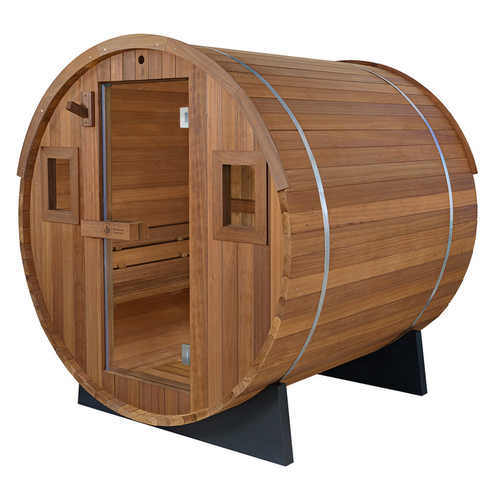Redwood Outdoors Barrel Sauna - 6 Person