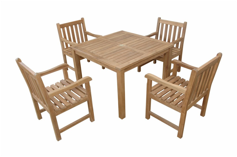 Anderson Teak SET-214 Montage Braxton 5-pc Dining Set B