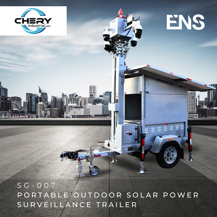 Chery Industrial 870W Solar Surveillance Trailer