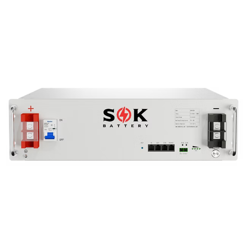 SOK Battery 48V100Ah Server Rack LiFePO4 Battery — OffGrid Lux