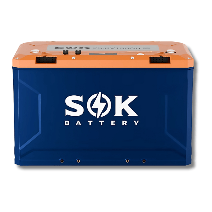 SOK Battery 24V 150AH, PLASTIC BOX, with Bluetooth, Heater PAD, Victron/NMEA 2000 Communication