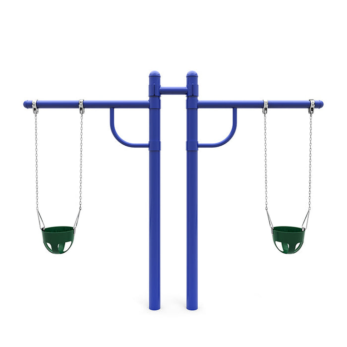 Wisdom WiseFREE 5" Single Post Swing Bucket Tree Swing SPS-0801-TS
