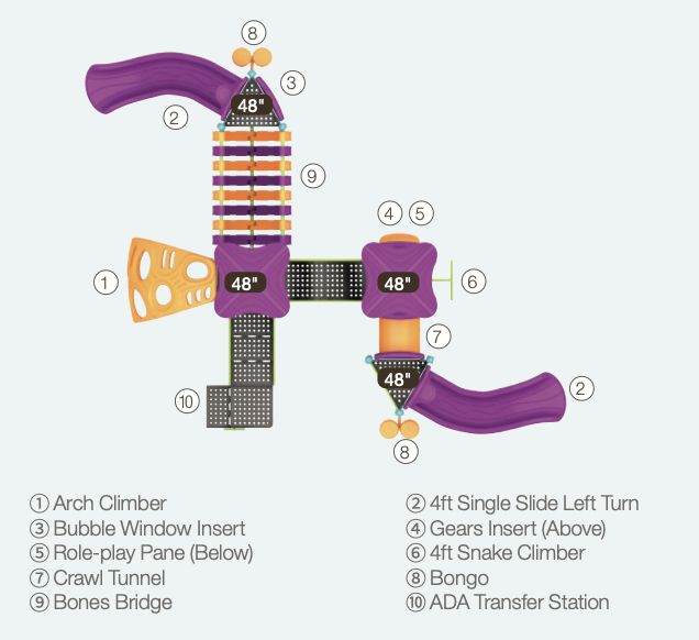 World Klass Play Twisted Vines Playground WKP35-0013