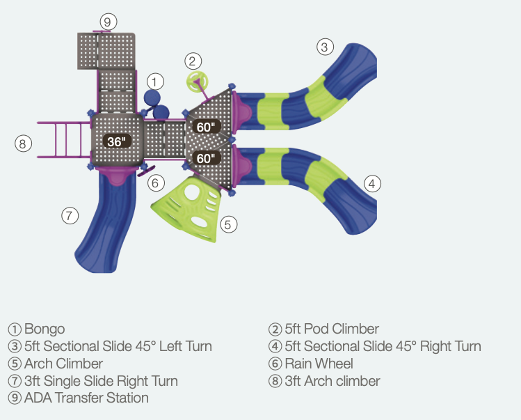 World Klass Play Twin Falls Playground WKP35-0007