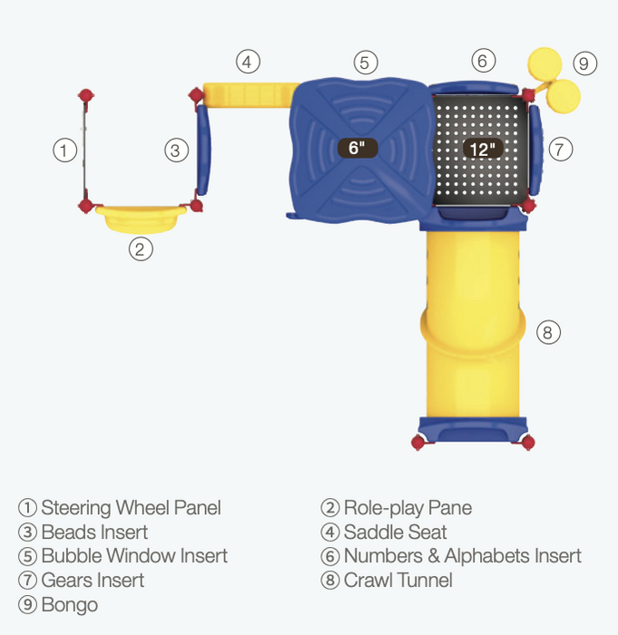 World Klass Play Ranger'S Crawl Playground WKP35-0014