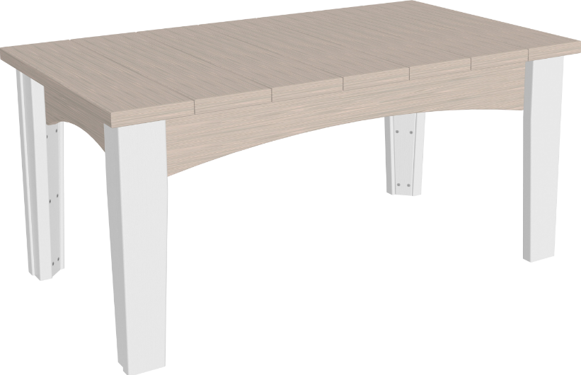 LuxCraft Recycled Plastic Island Coffee Table