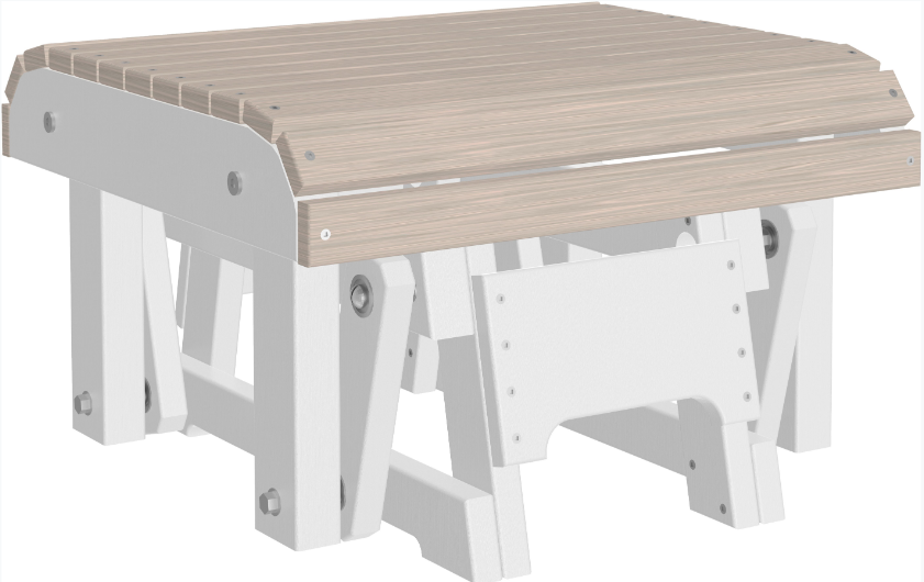 LuxCraft Recycled Plastic Glider Footrest