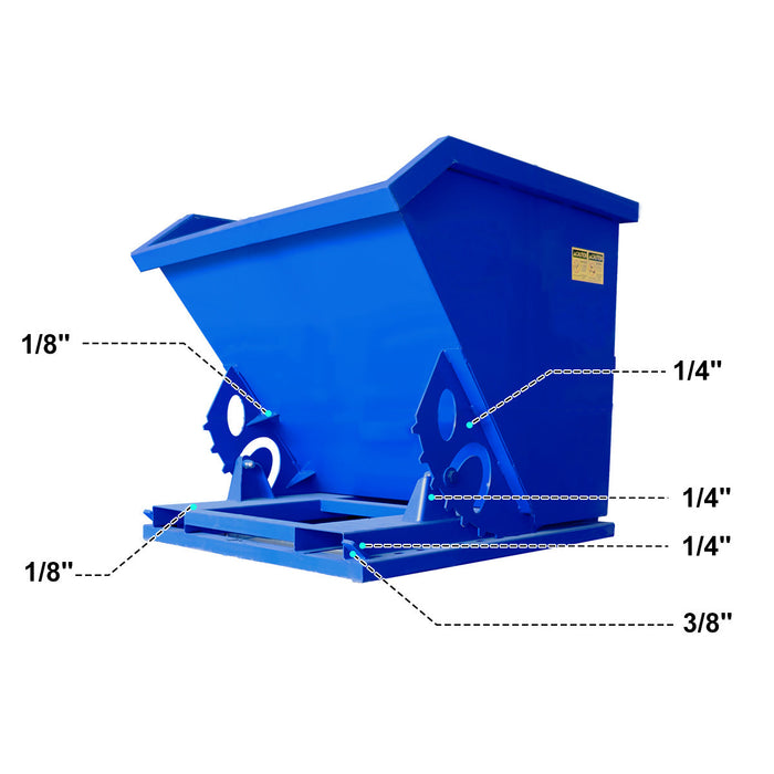 Greatbear Self Dumping Hopper - 1 Cubic Yard