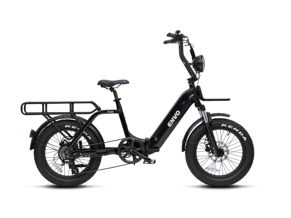 ENVO Flex Overland Folding Cargo Electric Bike 500W Dual Battery Ready