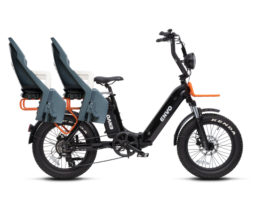 ENVO Flex Overland Folding Cargo Electric Bike 500W Dual Battery Ready