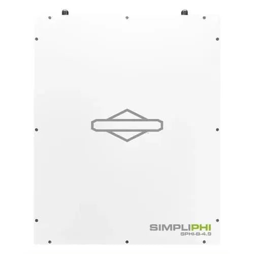 SimpliPhi, SPHI-B-4.9, Battery - 4.98 kWh, Wall Mountable, IP65 With Closed-Looped Comms