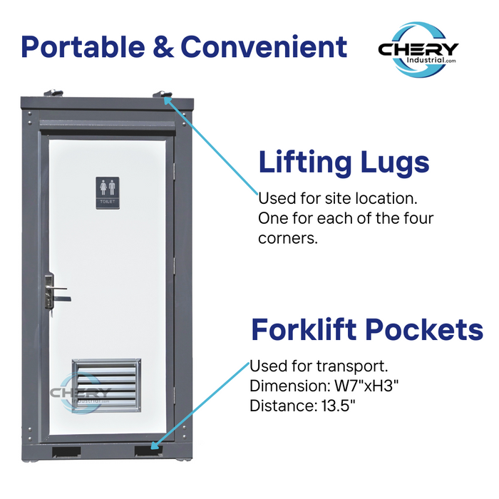 Portable Restroom with Sink ETA - End of MAY - Pre Order