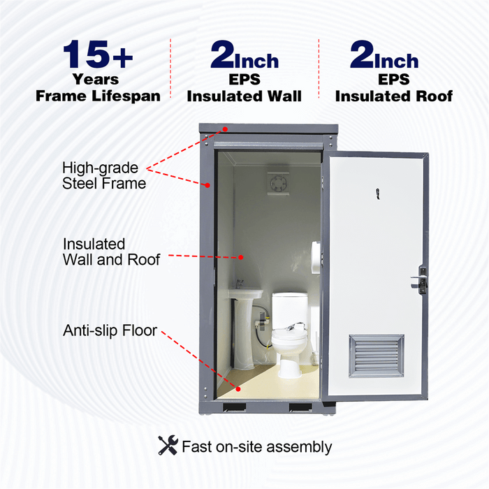 Portable Restroom with Sink ETA - End of MAY - Pre Order