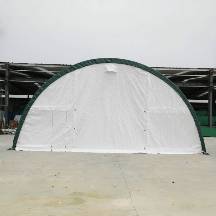 Chery Industrial Single Truss Arch Storage Shelter W30'xL40'xH15'