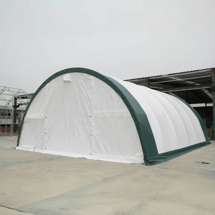 Chery Industrial Single Truss Arch Storage Shelter W30'xL40'xH15'