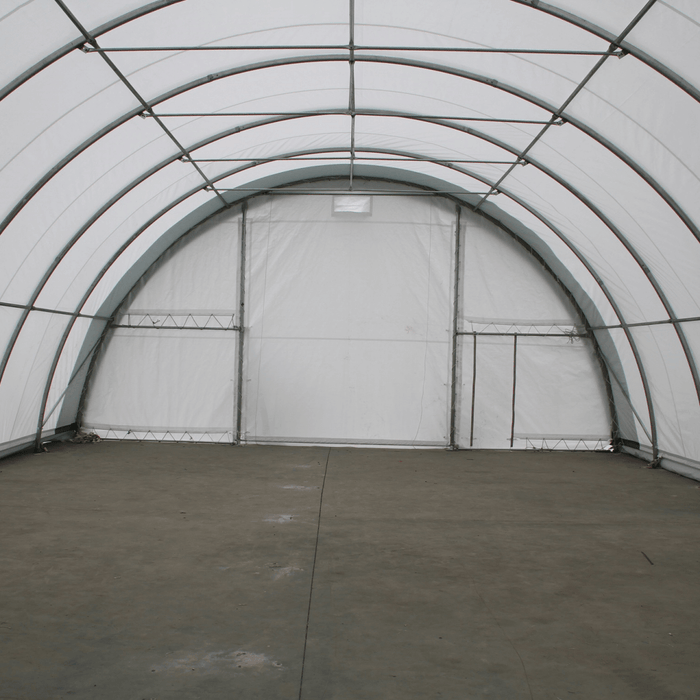Chery Industrial Single Truss Arch Storage Shelter W30'xL40'xH15'