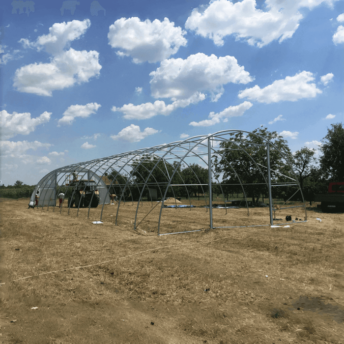 Chery Industrial Gold Mountain 30’ x 85’ x 15’ Single Truss Arch Storage Shelter