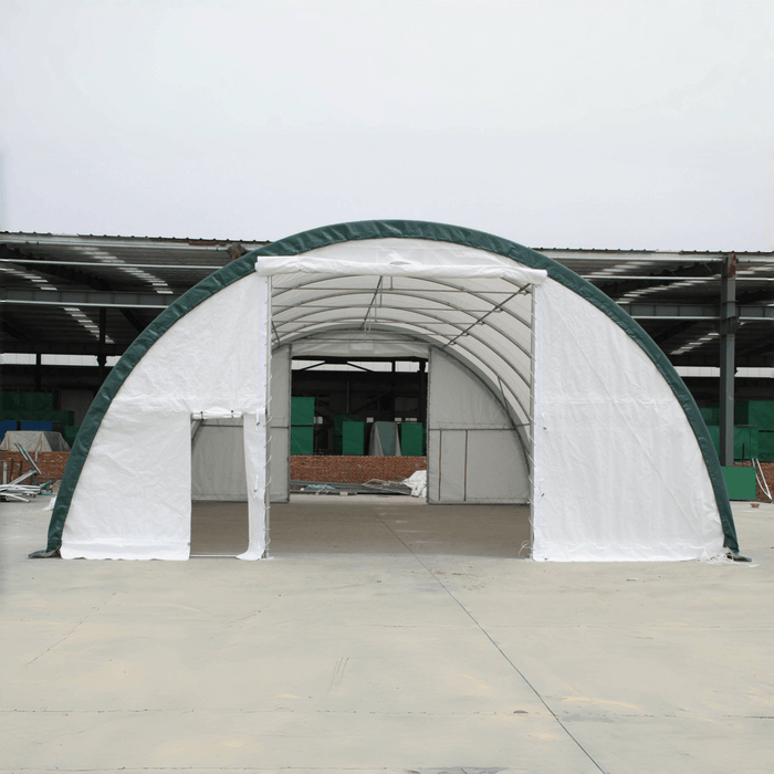 Chery Industrial Gold Mountain 30’ x 85’ x 15’ Single Truss Arch Storage Shelter