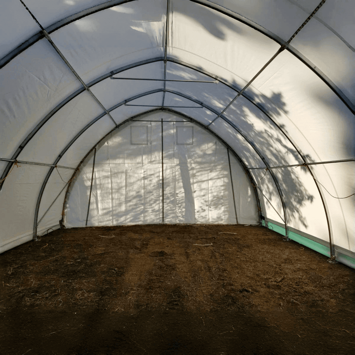 Single Truss Arch Storage Shelter W20'xL30'xH12'