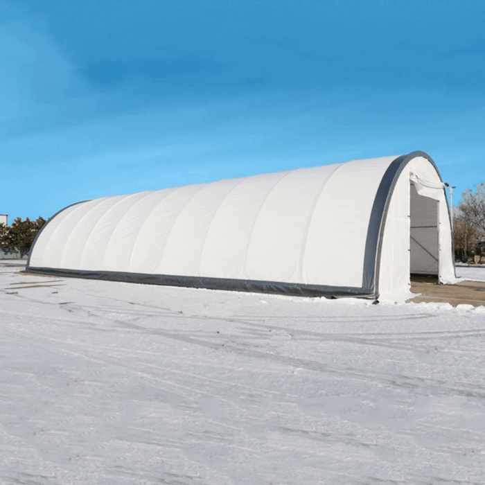 Chery Industrial Single Truss Arch Storage Shelter W40'xL80'xH20'