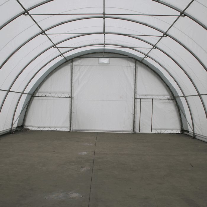 Chery Industrial Single Truss Arch Storage Shelter W40'xL80'xH20'
