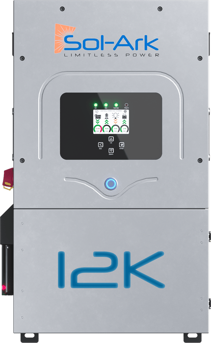 Sol-Ark SA-12K-EMPKIT | 12kW All-in-One Hybrid Inverter | 120/240VAC Split Phase | 48VDC | w/EMP Hardening Kit