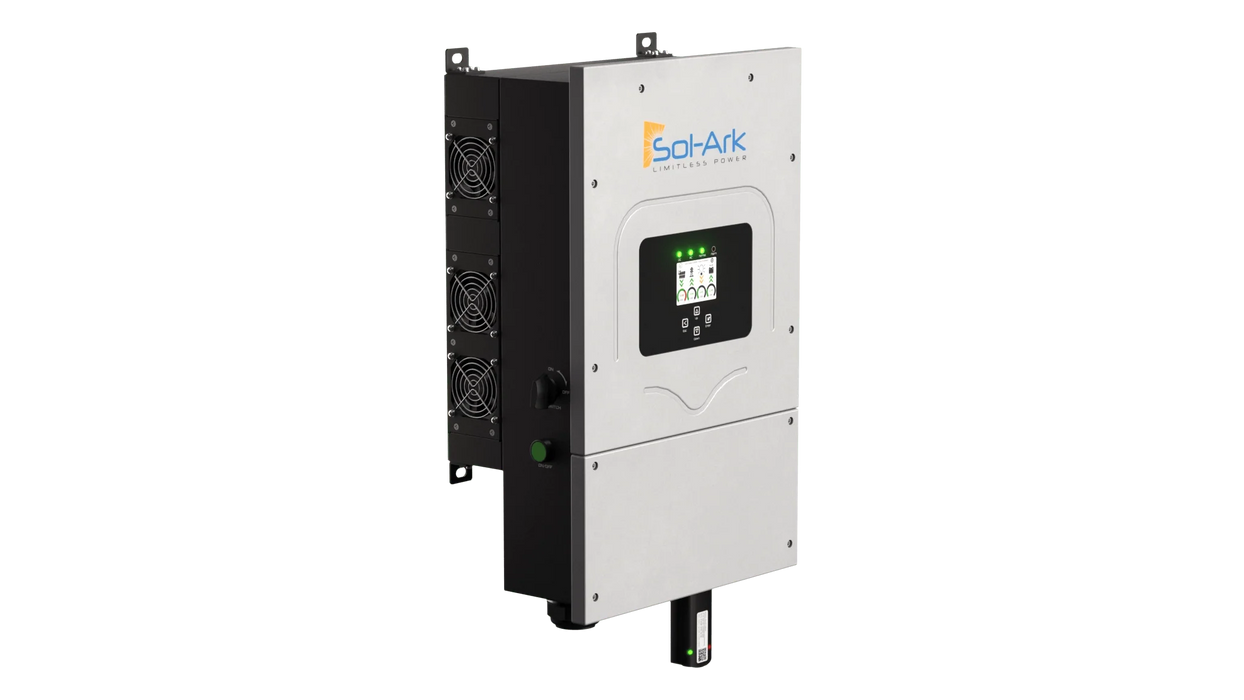 Sol-Ark 8K-2P | 8kW All-in-One Hybrid Inverter | 120/240VAC Split Phase | 48VDC | Indoor/Outdoor | NEMA-3R