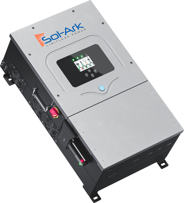 Sol-Ark SA-12K-EMPKIT | 12kW All-in-One Hybrid Inverter | 120/240VAC Split Phase | 48VDC | w/EMP Hardening Kit