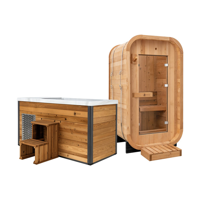 Redwood Outdoors Solo Sauna x Denali Cold Plunge
