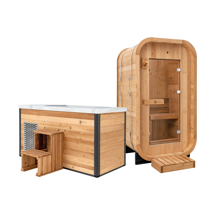Redwood Outdoors Solo Sauna x Denali Cold Plunge