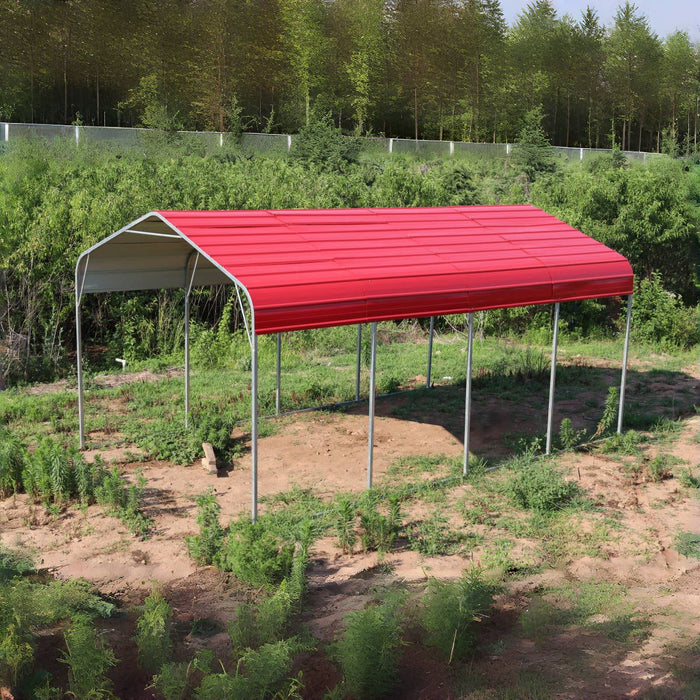 Chery Industrial Classic Steel Carport W12' x L20'