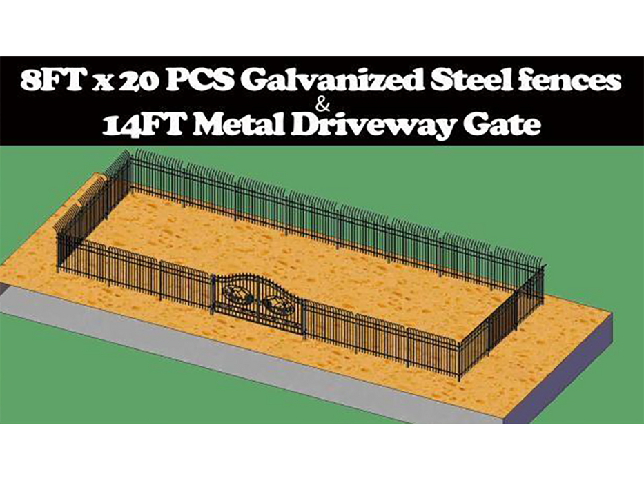 Chery Industrial Greatbear Wrought Iron Fence & Driveway Gate