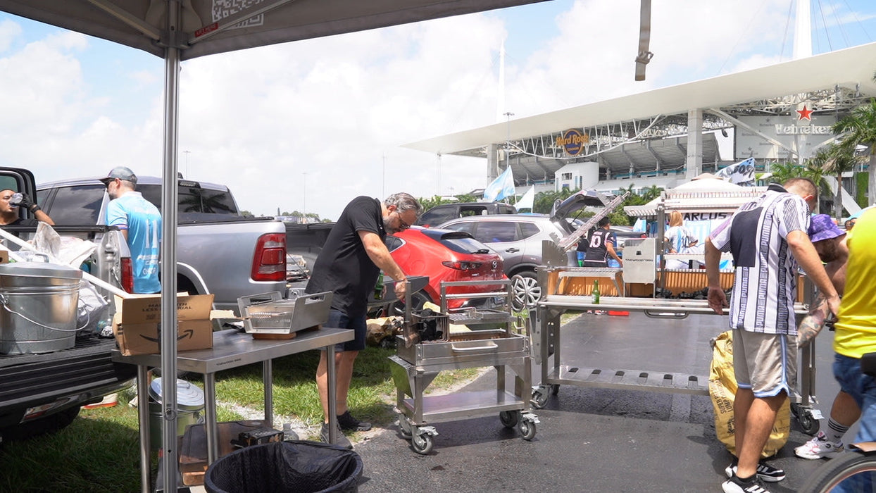 Tagwood BBQ Argentine Santa Maria Wood Fire & Charcoal Gaucho Grill | BBQ03SS MINI