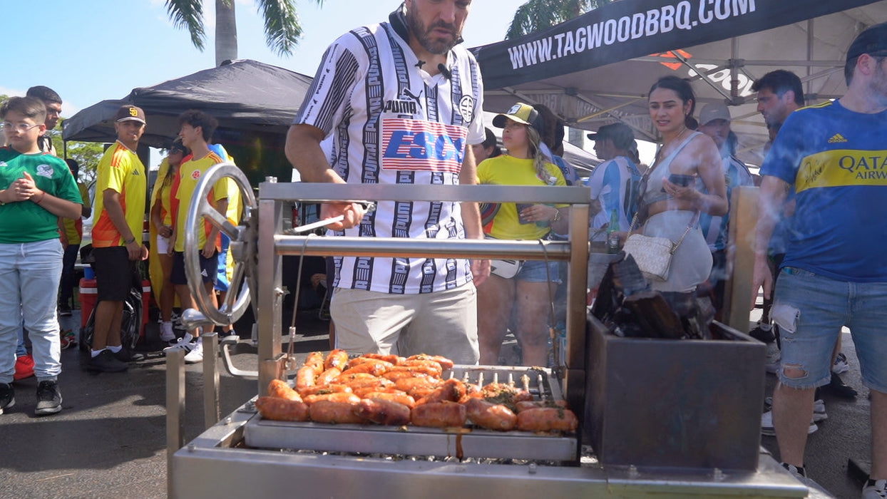 Tagwood BBQ Argentine Santa Maria Wood Fire & Charcoal Gaucho Grill | BBQ03SS MINI