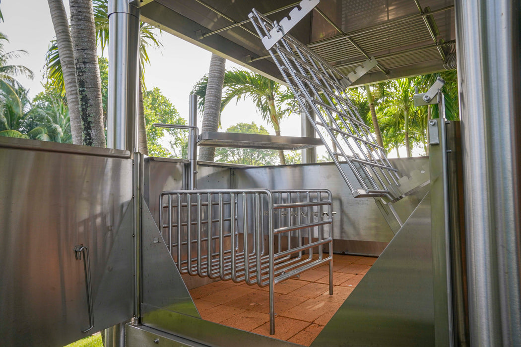 Tagwood BBQ Argentine Santa Maria Wood Fire & Charcoal Gaucho Grill all Stainless Steel | BBQ12SS