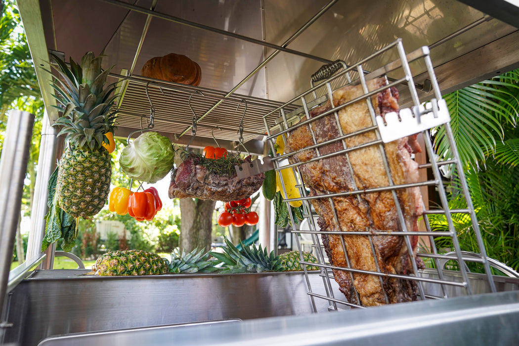 Tagwood BBQ Argentine Santa Maria Wood Fire & Charcoal Gaucho Grill all Stainless Steel | BBQ12SS