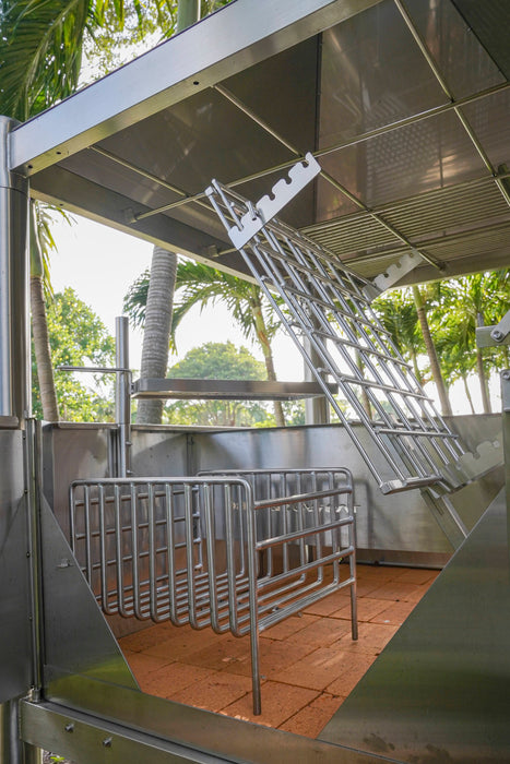 Tagwood BBQ Argentine Santa Maria Wood Fire & Charcoal Gaucho Grill all Stainless Steel | BBQ12SS