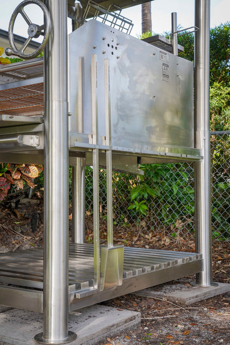 Tagwood BBQ Argentine Santa Maria Wood Fire & Charcoal Gaucho Grill all Stainless Steel | BBQ12SS