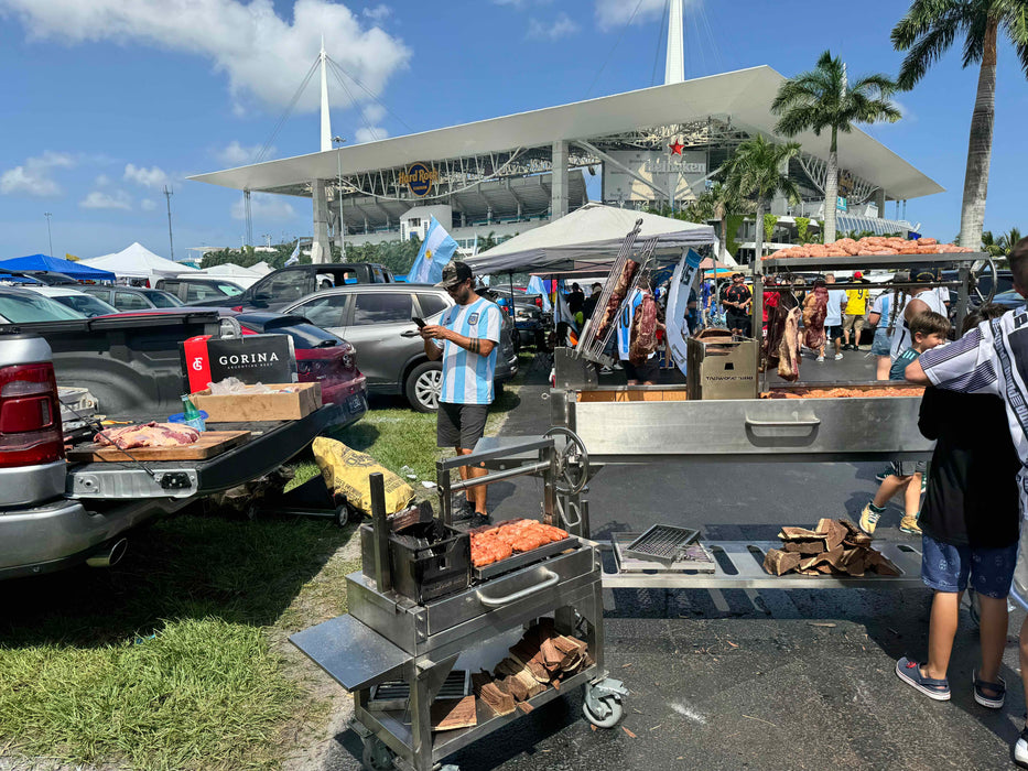 Tagwood BBQ Argentine Santa Maria Wood Fire & Charcoal Gaucho Grill | BBQ03SS MINI