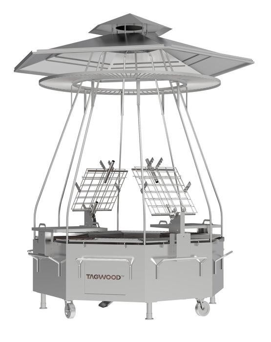 Tagwood BBQ Argentine Santa Maria Wood Fire & Charcoal THE TAGWOOD TOWER Grill | BBQ37SS - PRE-ORDER